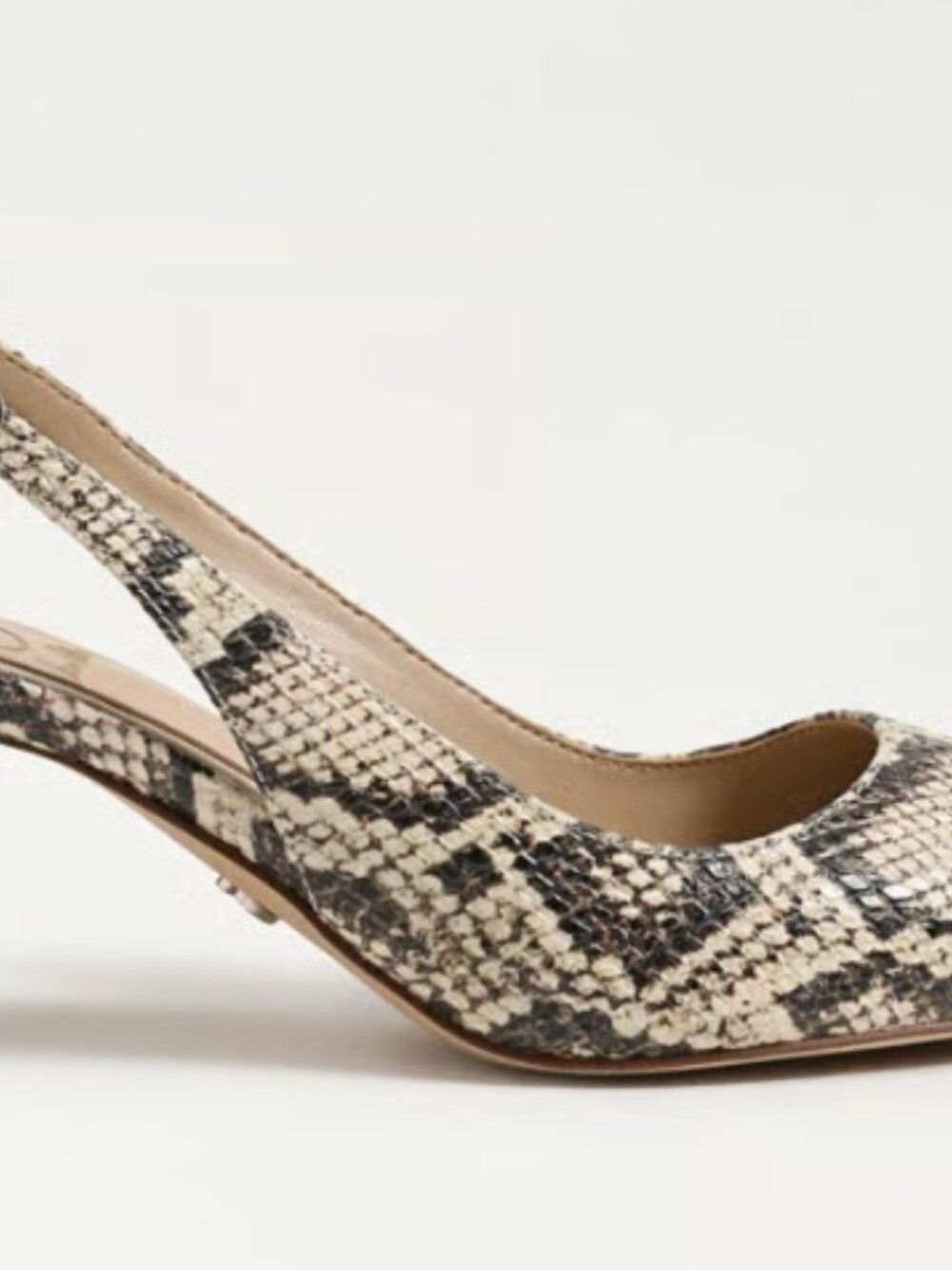 Sam Edelman Bianka Sling Back Pump - Snake - Picture 4 of 5